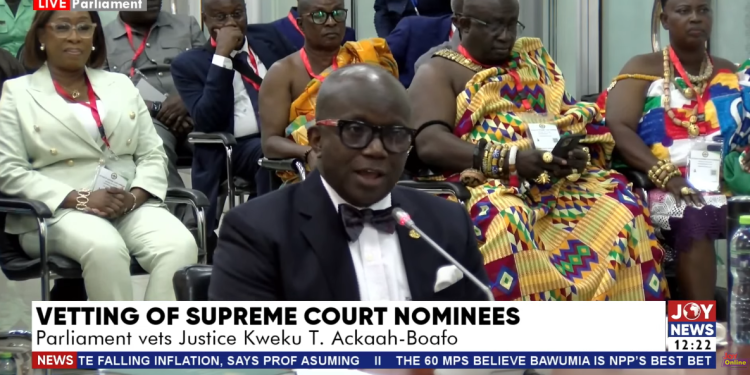 frivolous and vexatious committee cites constitutional immunity in quashing petition against justice ackaah boafo