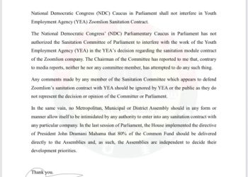 FULL LIST: The NDC MPs, Foot Soldiers, and All Who Supported My Zoomlion Advocacy- Manasseh Azure