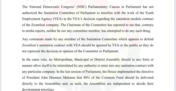full list the ndc mps foot soldiers and all who supported my zoomlion advocacy manasseh azure