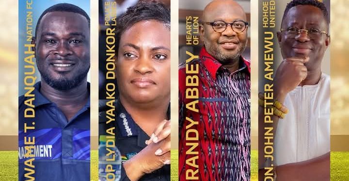 Ghana Football Awards: CID Boss Lydia Donkor, Randy Abbey, Amewu and Nations F.C. CEO nominated 1 ghana football awards cid boss lydia donkor randy abbey amewu and nations f c ceo nominated