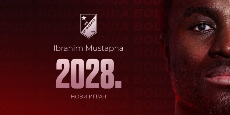 ghana forward ibrahim mustapha returns to serbia with fk vojvodina