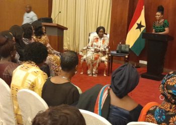 Ghana’s women MPs pay courtesy call to Vice President Prof. Opoku-Agyemang following her medical leave
