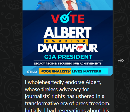 gja elections ghana chamber of mines ceo backs albert dwumfours re election bid