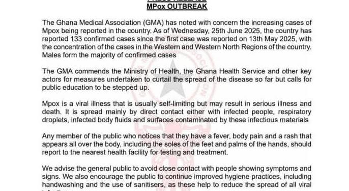 gma raises alarm over rising mpox cases urges public vigilance and education