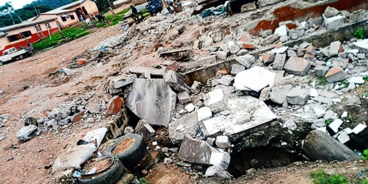 ho zongo slaughterhouse demolished