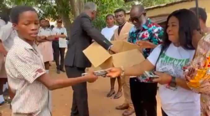 Hon. Elikplim supports BECE candidates with Math sets 1 hon elikplim supports bece candidates with math sets