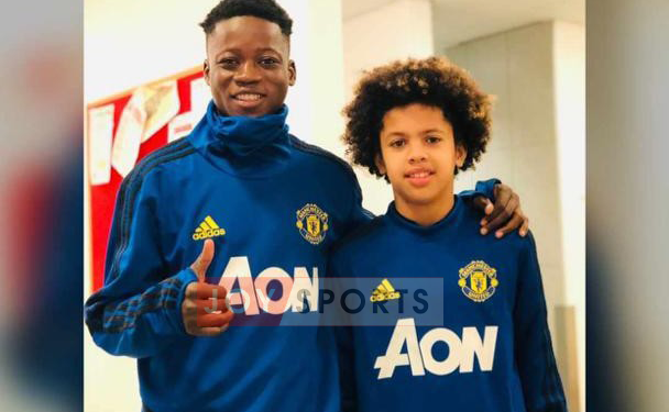 i played ahead of kobbie mainoo at man united u15s rashid fuseini