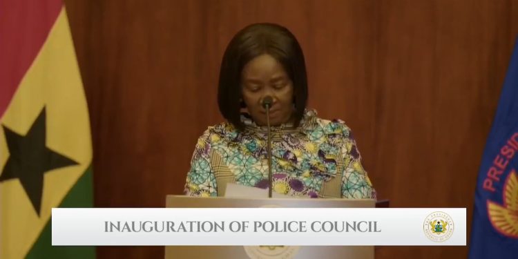 i pledge to lead police council with transparency respect for rule of law prof naana jane