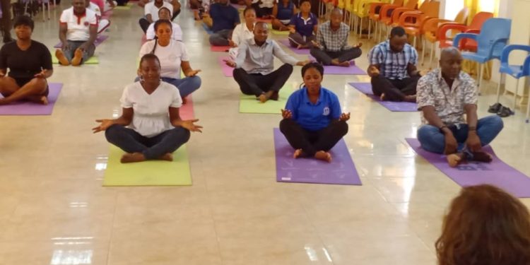 indian high commission collaborates with vrcc and uhas to champion physical mental wellness in volta region