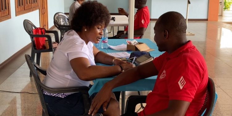 kath blood bank receives restocking through ccc blook donation drive