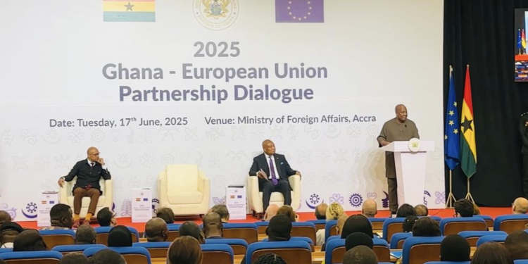 mahama reaffirms ghanas commitment to deepening strategic eu partnership