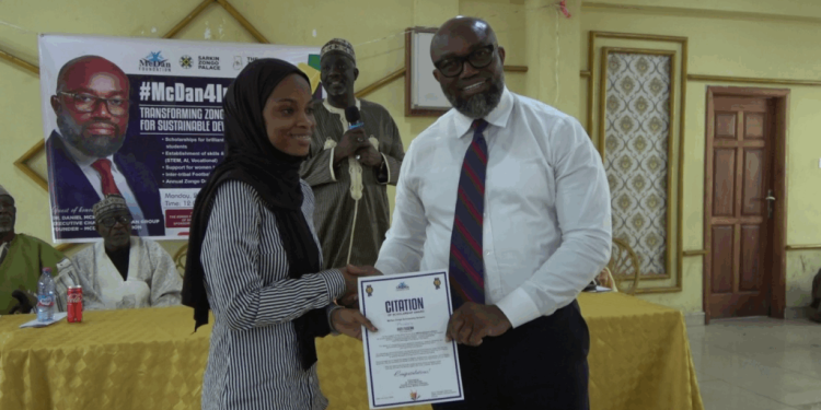mcdan provides scholarship to 10 zongo students at tertiary institutions
