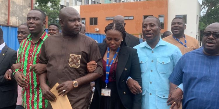 minority protests at cid over undeclared ablekuma north election result