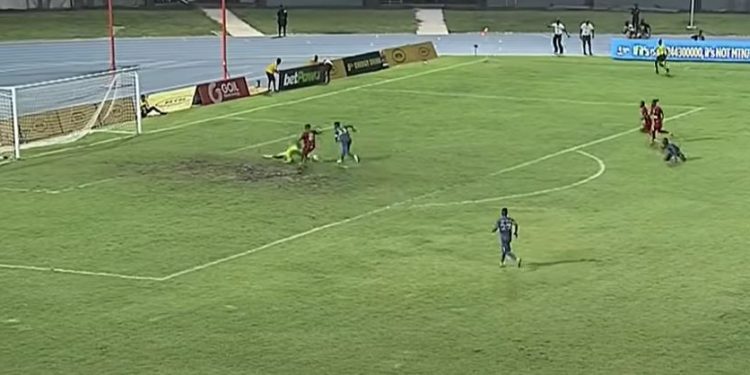 mtn fa cup the referee decided the game golden kick coach on controversial penalty