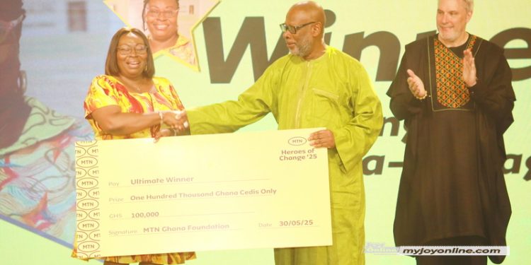 mtn ghana honours community champions at 2025 heroes of change awards