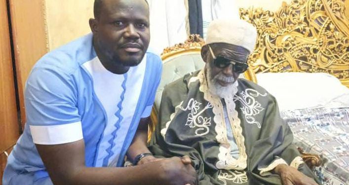 nkwanta south mce pays courtesy call on national chief imam seeks prayers for peace