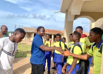 Ntim Fordjour inspires Assin South BECE candidates, donates 3,400 mathematical sets