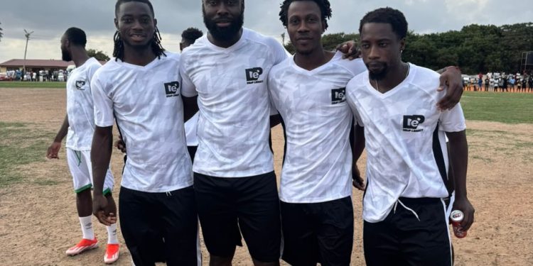 nungua town xi defeats ghana internationals in kplejoo pre festival match