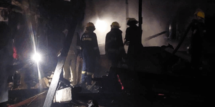 over 50 wooden structures razed in accra arts centre fire no casualties recorded