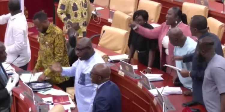 parliament adjourned amid minority anger over lack of audience for grnma strike statement