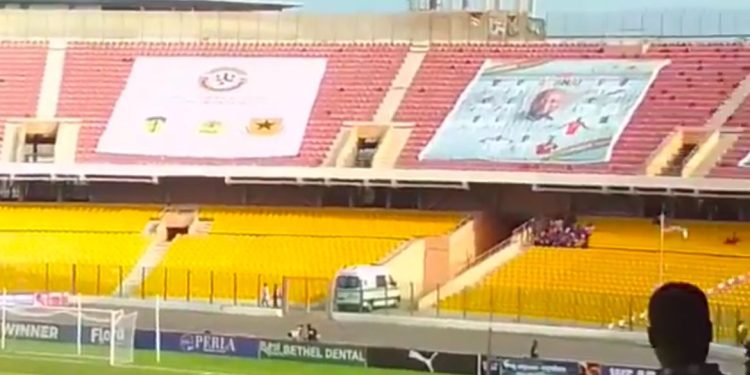 part of accra sports stadium still closed as nsa lacks funds for repairs