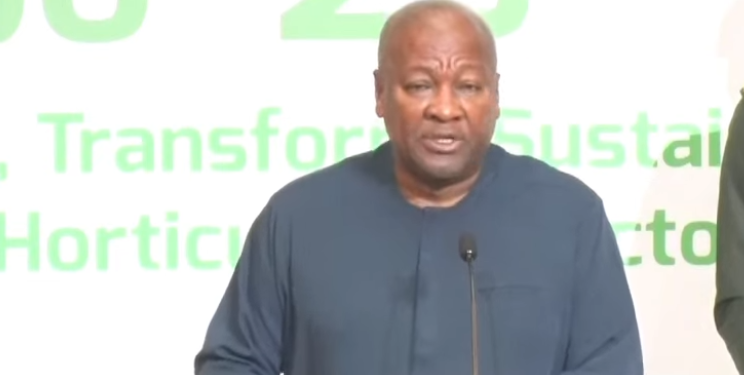 president mahama says agriculture not an afterthought pledges horticulture boost