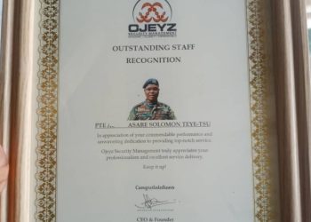 Private security firm honours soldier for rejecting ‘galamsey bribe’