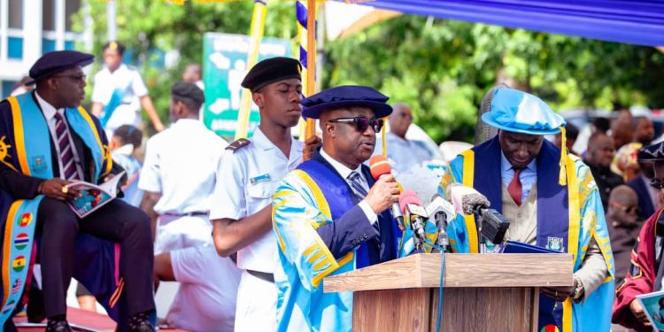 rmu chancellor challenge graduates to be change makers in maritime industry