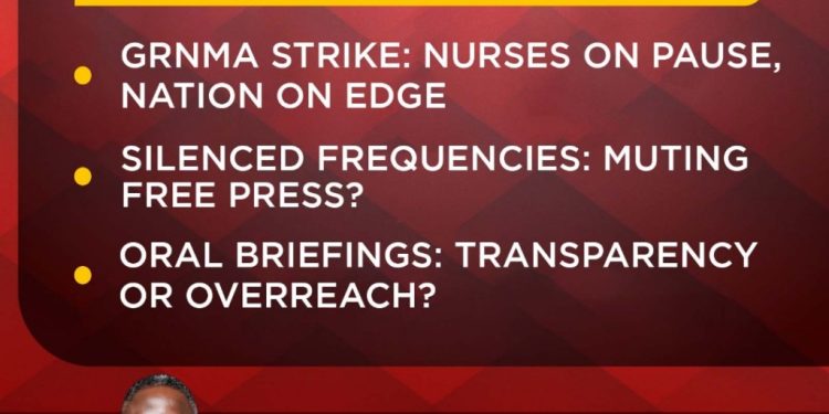 this saturday on newsfile grnma strike oral probe into nsa shut down of 64 radio stations