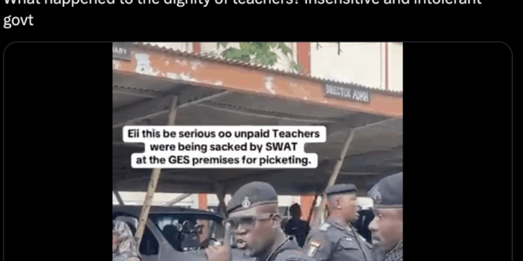 what crime did they commit ntim fordjour slams mahama govt over police action on teachers
