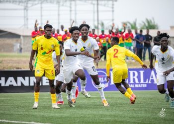 10 man black satellites edge benin 1 0 in wafu b boys cup