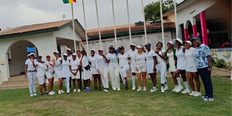 10th ghana amateur ladies open tees off at centre of the world golf club in tema