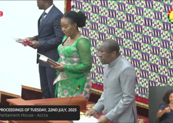 Bagbin charges new Ablekuma North MP to uphold discipline and integrity in Parliament