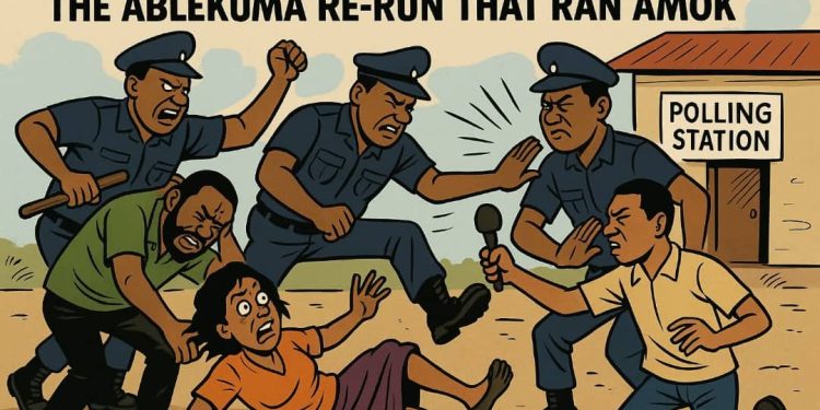 ballots boots broken ribs the ablekuma re run that ran amok