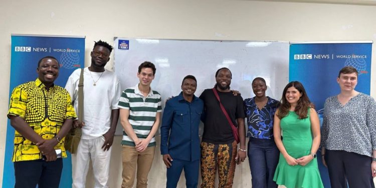 bbc news team engages unimac ij students on podcasting and the future of journalism