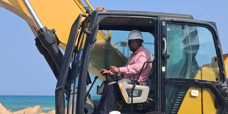 blekusu coastal project were reclaiming our coastlines housing minister