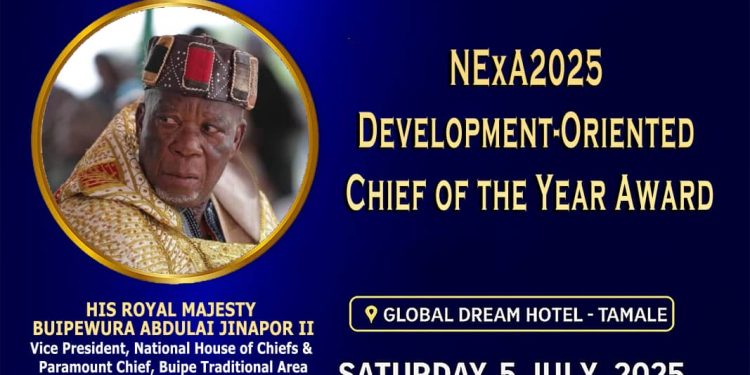 buipewura abdulai jinapor ii named the development oriented chief of the year award
