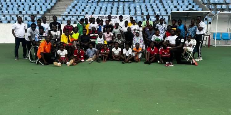 cape coast hosts final leg of national talent identification program for para athletes