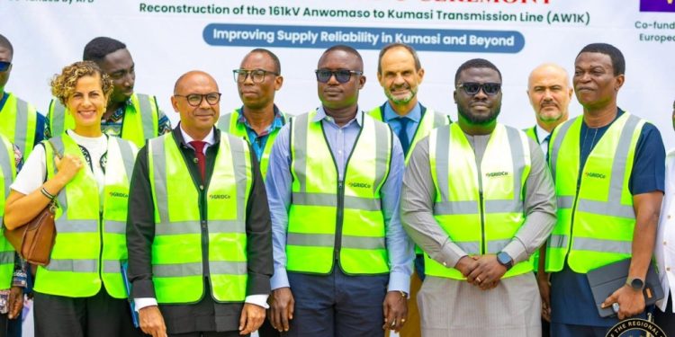 construction of new transmission line to deal with low voltages begins in kumasi and dunkwa mining enclave