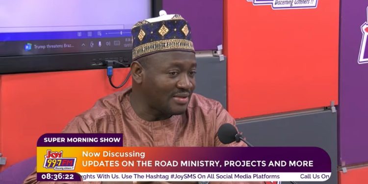 contractor resumes work on ofankor pokuase road alhassan suhuyini