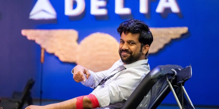 delta named no 1 american red cross corporate blood drive sponsor for eighth consecutive year