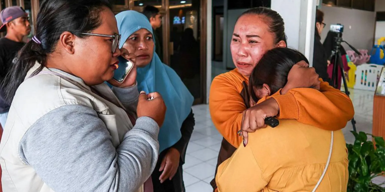 dozens missing after ferry sinks off bali