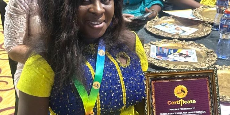 dr smart kwainoe honoured as most outstanding woman in premium event brand experience management