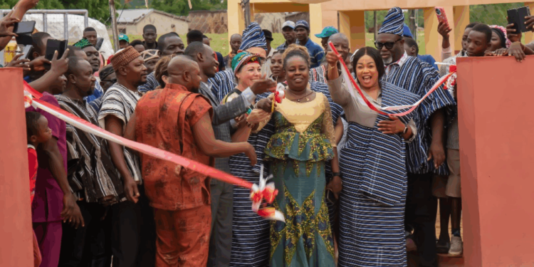 engage now africa unveils new building for ayagitam primary school at chiana