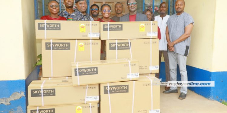 erpreben travel tour donates air conditioners to osu district police command