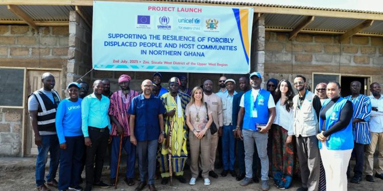 eu unicef unhcr launch e2 7m initiative for forcibly displaced persons and their host communities in northern ghana