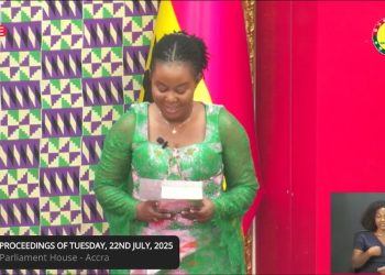 Ewurabena Aubynn sworn in as Ablekuma North MP amid Minority walkout