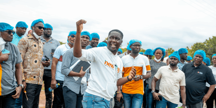 first cohort of inspire by wecomm hosted at evivi foods factory in akuse