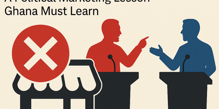 focus on the competition and lose your product a political marketing lesson ghana must learn
