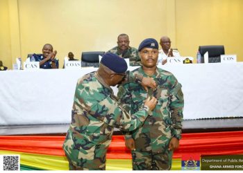 Ghana Armed Forces promotes young soldier who rejected galamsey bribe